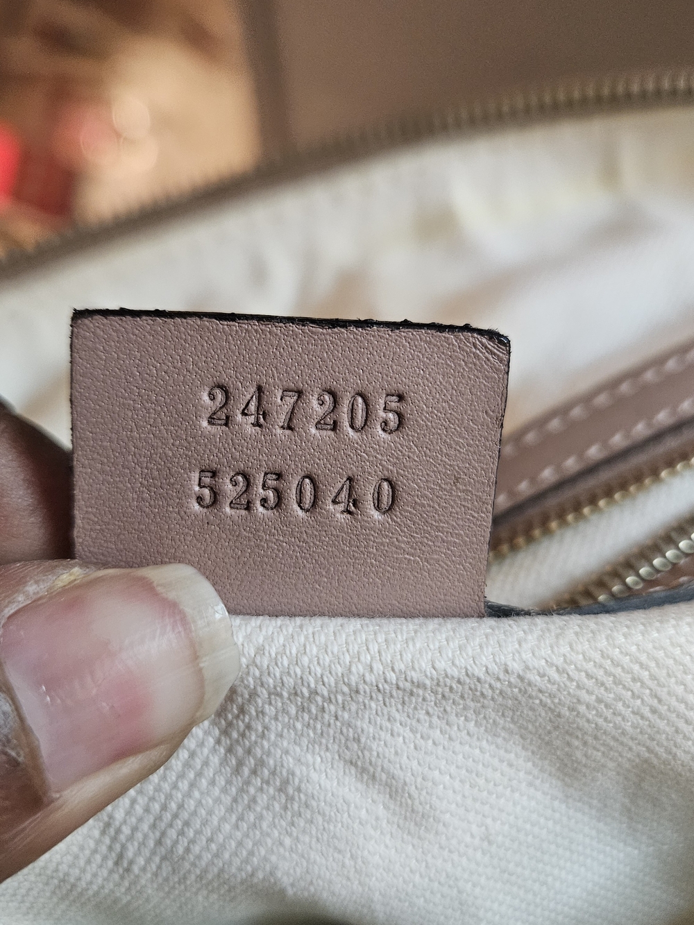 Gucci Beige GG Canvas Boston with Pink Trim and Striped Center - Picture 11 of 13